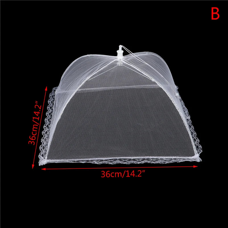 Food Covers Mesh Foldable Kitchen Anti Fly Mosquito Tent Dome Net Umbrella Picnic Protect Dish Cover Kitchen Accessories