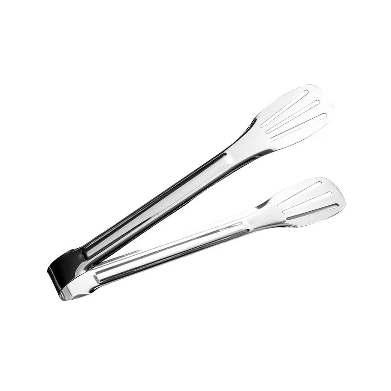 Multipurpose 304 Stainless Steel Meal Clip with Three-line Hollowed-out Design, Ideal for Grilling, Serving, and More,Food Clip