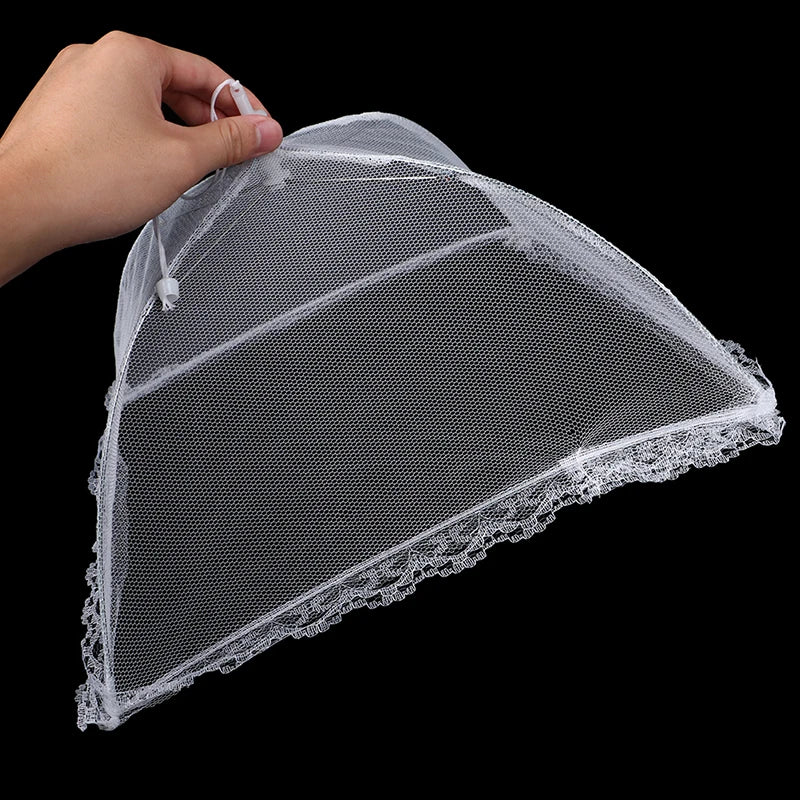Food Covers Mesh Foldable Kitchen Anti Fly Mosquito Tent Dome Net Umbrella Picnic Protect Dish Cover Kitchen Accessories