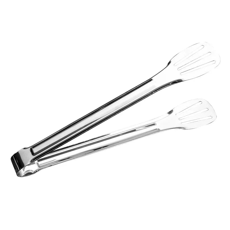 Multipurpose 304 Stainless Steel Meal Clip with Three-line Hollowed-out Design, Ideal for Grilling, Serving, and More,Food Clip