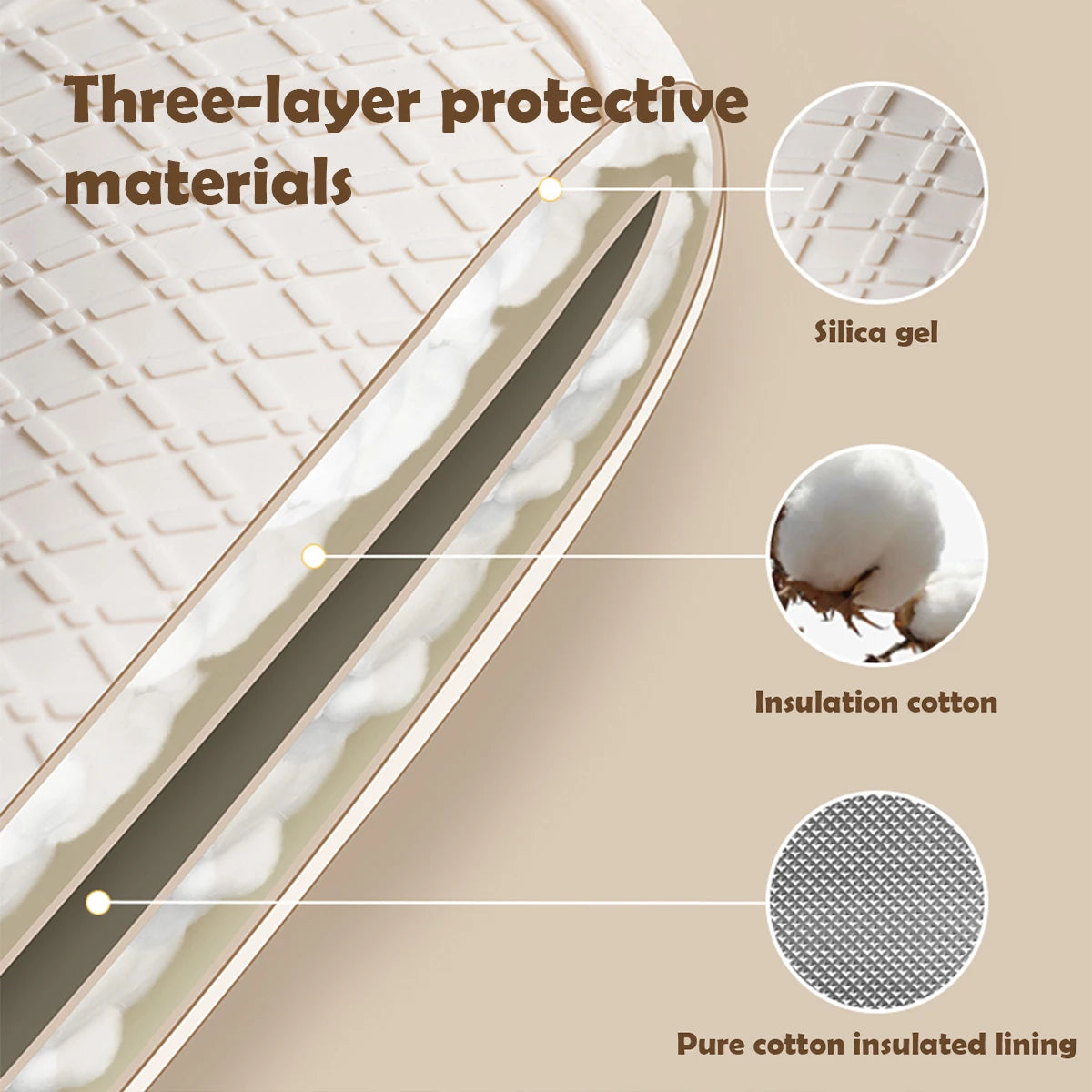 WMMO Anti-scald Oven Gloves Thickened Silicone Insulation Non-slip High Temperature Resistant Kitchen Oven Baking Gloves