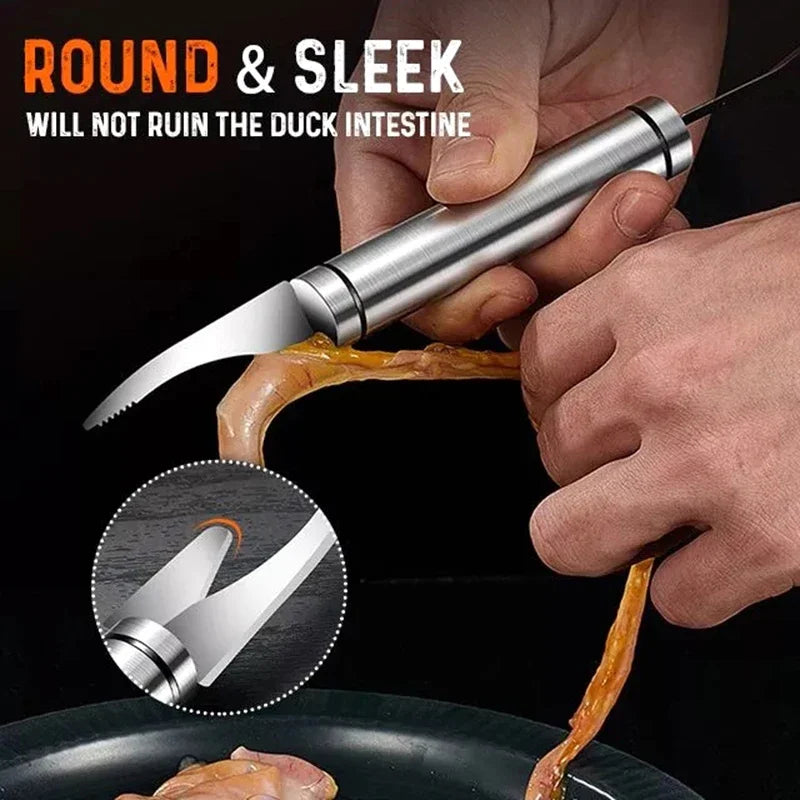 Stainless Steel Shrimp Line Knife Shell Peeling Tool Fast Shrimp Peeler Fish Knife Small Intestine Cleaning Home Kitchen Tools