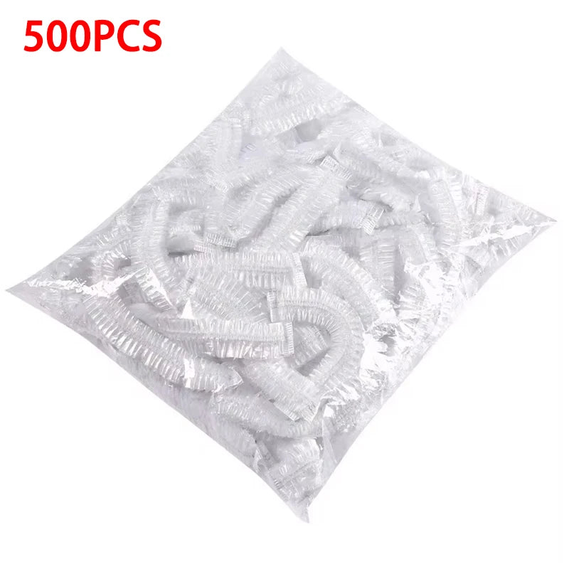 50/100/200/500PCS Food Grade Fresh-keeping Plastic Bag Disposable Food Cover Bags Reusable Stretchable Plastic Wrap Storage Bag